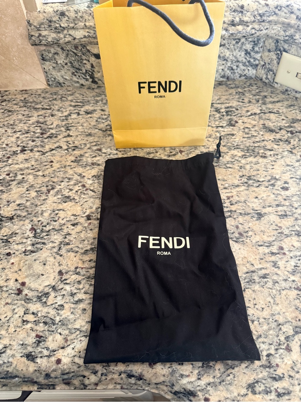 Fendi Dustbag and Shopping Bag